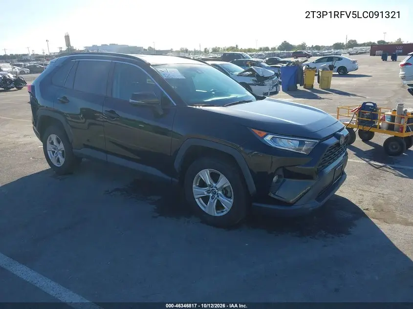 TOYOTA RAV 4 2020, VIN 2T3P1RFV5LC091321