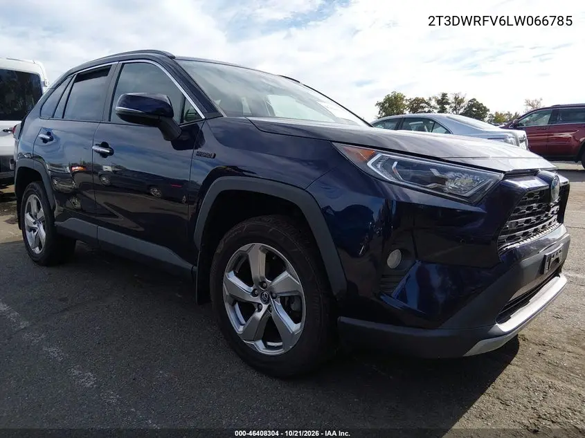TOYOTA RAV 4 2020, VIN 2T3DWRFV6LW066785