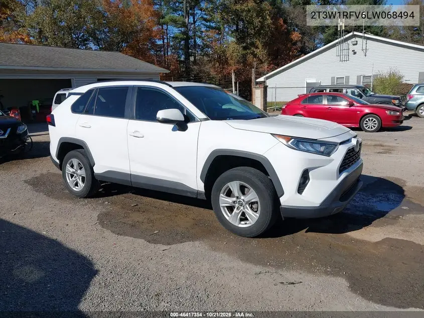 TOYOTA RAV 4 2020, VIN 2T3W1RFV6LW068494