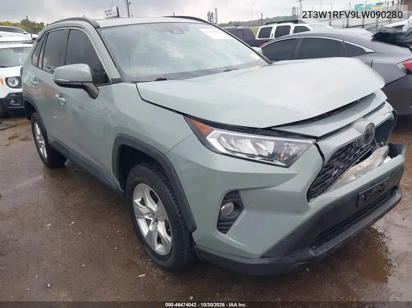 TOYOTA RAV 4 2020, VIN 2T3W1RFV9LW090280