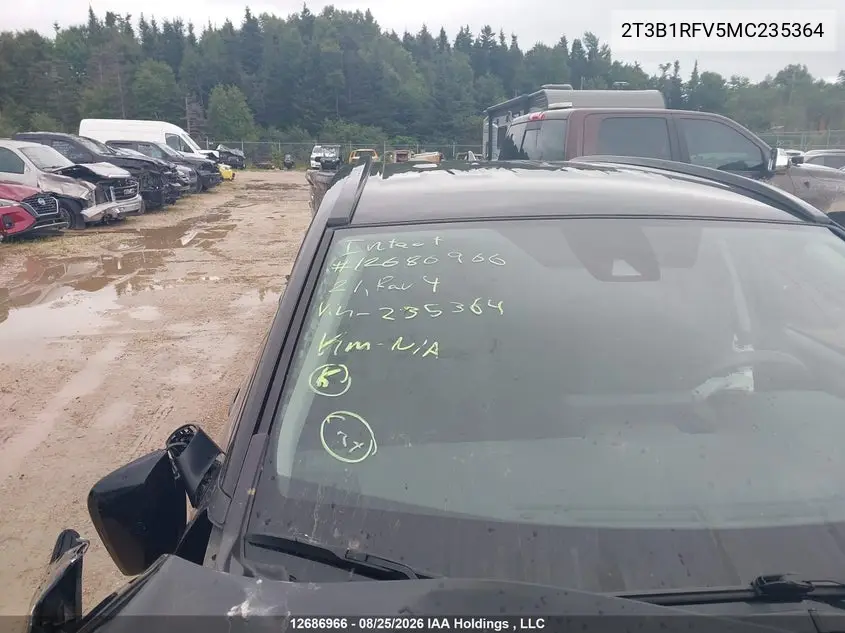 2021 TOYOTA RAV 4 VIN 2T3B1RFV5MC235364 — фото 18