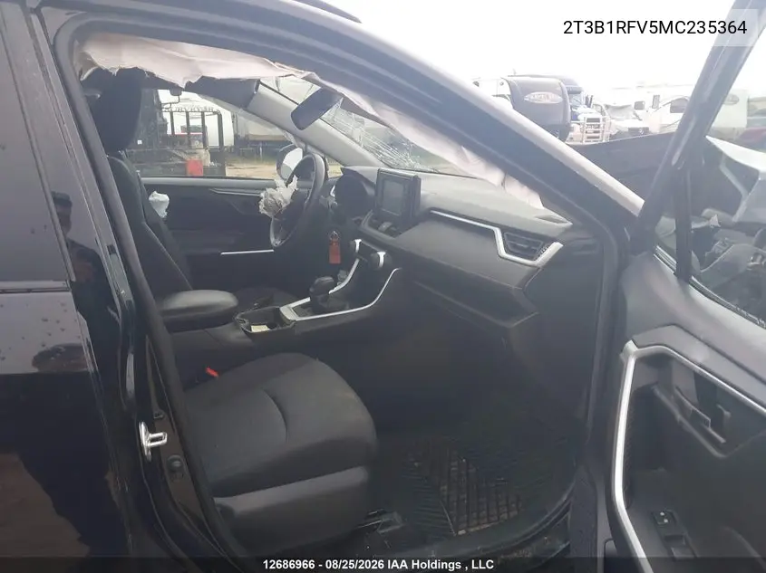 2021 TOYOTA RAV 4 VIN 2T3B1RFV5MC235364 — фото 5