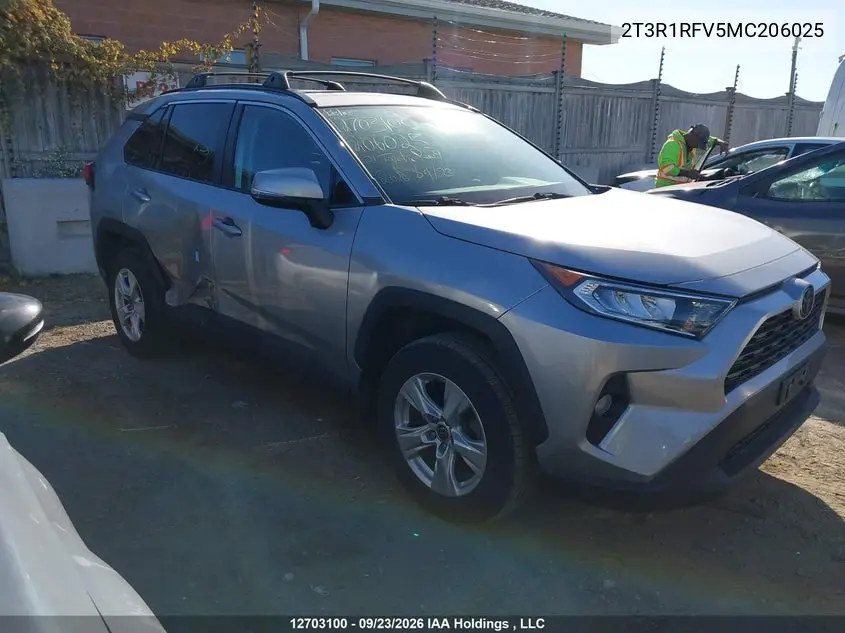 2021 TOYOTA RAV 4 VIN 2T3R1RFV5MC206025 — фото 13