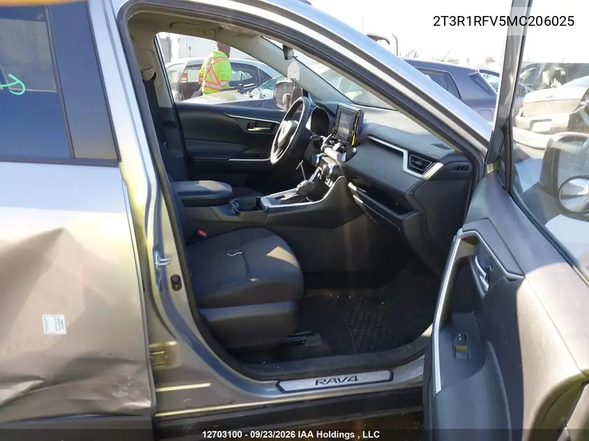 2021 TOYOTA RAV 4 VIN 2T3R1RFV5MC206025 — фото 5