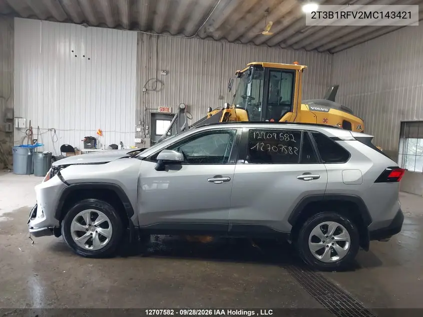 2021 TOYOTA RAV 4 VIN 2T3B1RFV2MC143421 — фото 14