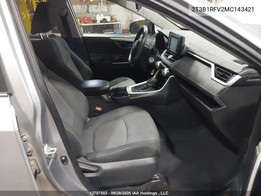2021 TOYOTA RAV 4 VIN 2T3B1RFV2MC143421 — фото 5