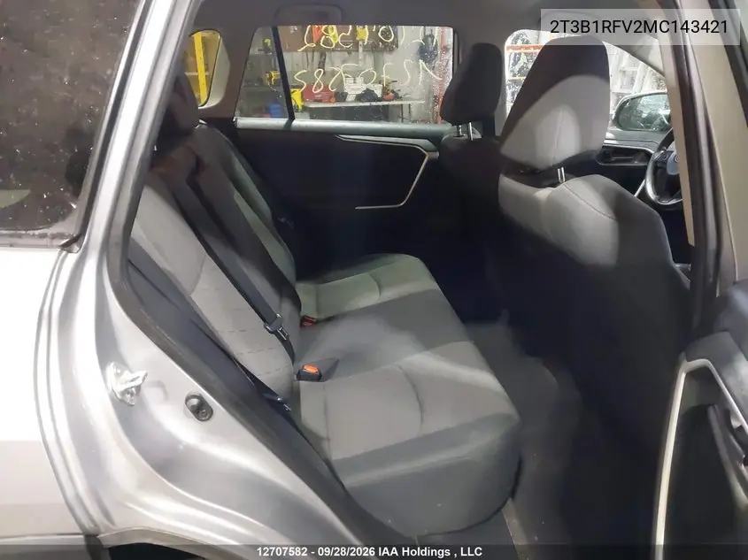 2021 TOYOTA RAV 4 VIN 2T3B1RFV2MC143421 — фото 8
