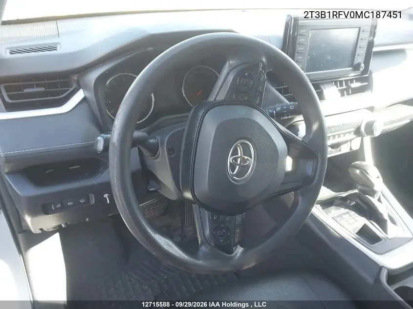 2021 TOYOTA RAV 4 VIN 2T3B1RFV0MC187451 — фото 18