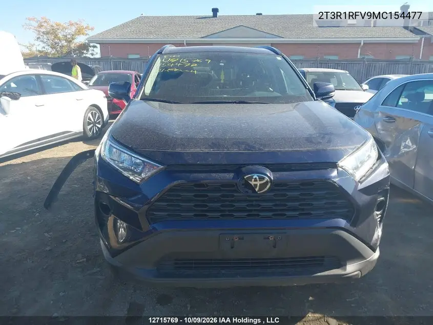 2021 TOYOTA RAV 4 VIN 2T3R1RFV9MC154477 — фото 12