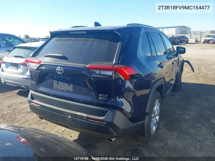 2021 TOYOTA RAV 4 VIN 2T3R1RFV9MC154477 — фото 4