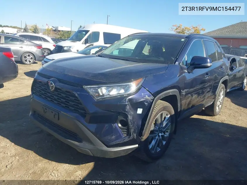 2021 TOYOTA RAV 4 VIN 2T3R1RFV9MC154477 — фото 6