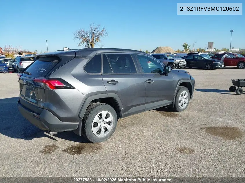 2021 TOYOTA RAV 4 VIN 2T3Z1RFV3MC120602 — фото 4
