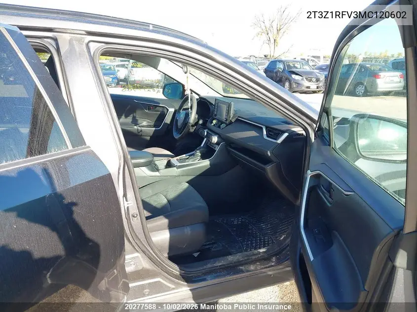 2021 TOYOTA RAV 4 VIN 2T3Z1RFV3MC120602 — фото 5