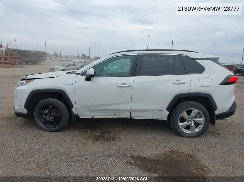 2021 TOYOTA RAV 4 VIN 2T3DWRFV6MW123777 — фото 15