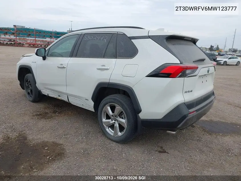 2021 TOYOTA RAV 4 VIN 2T3DWRFV6MW123777 — фото 3