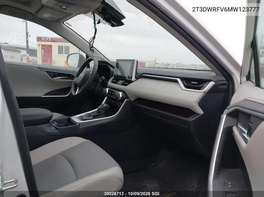 2021 TOYOTA RAV 4 VIN 2T3DWRFV6MW123777 — фото 5
