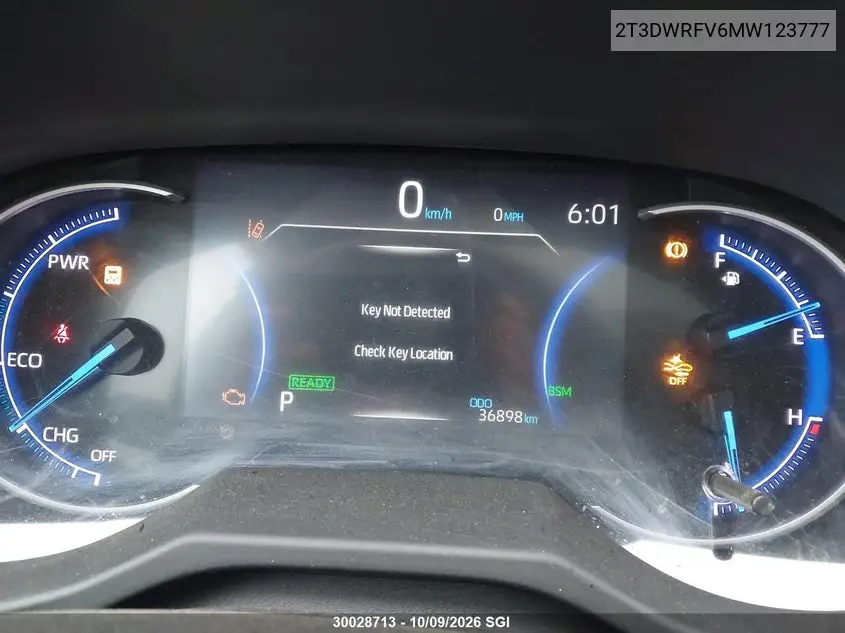 2021 TOYOTA RAV 4 VIN 2T3DWRFV6MW123777 — фото 7