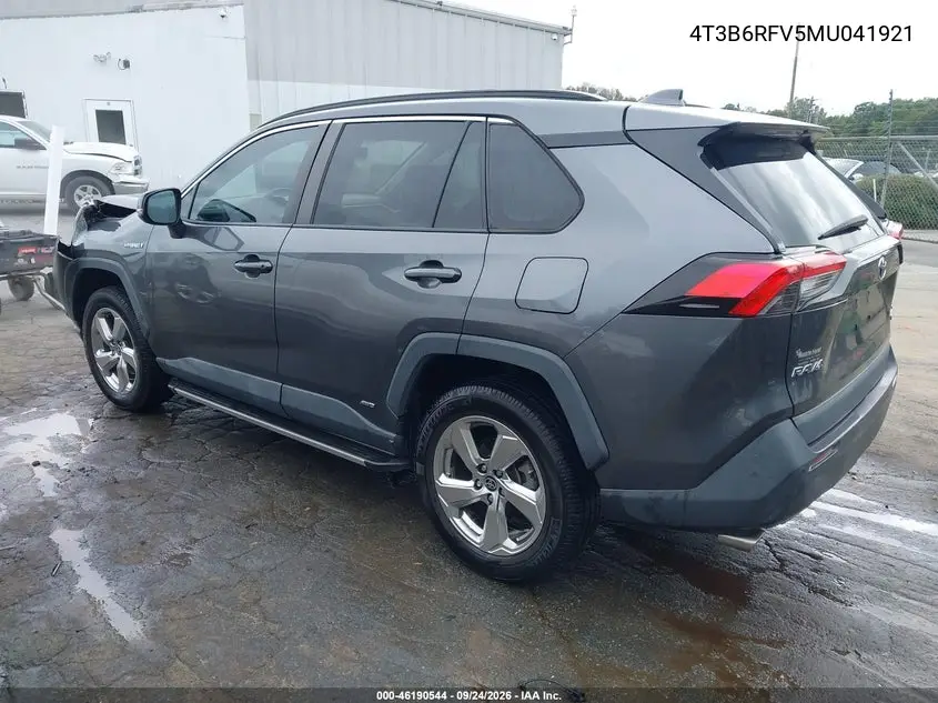 2021 TOYOTA RAV 4 VIN 4T3B6RFV5MU041921 — фото 3