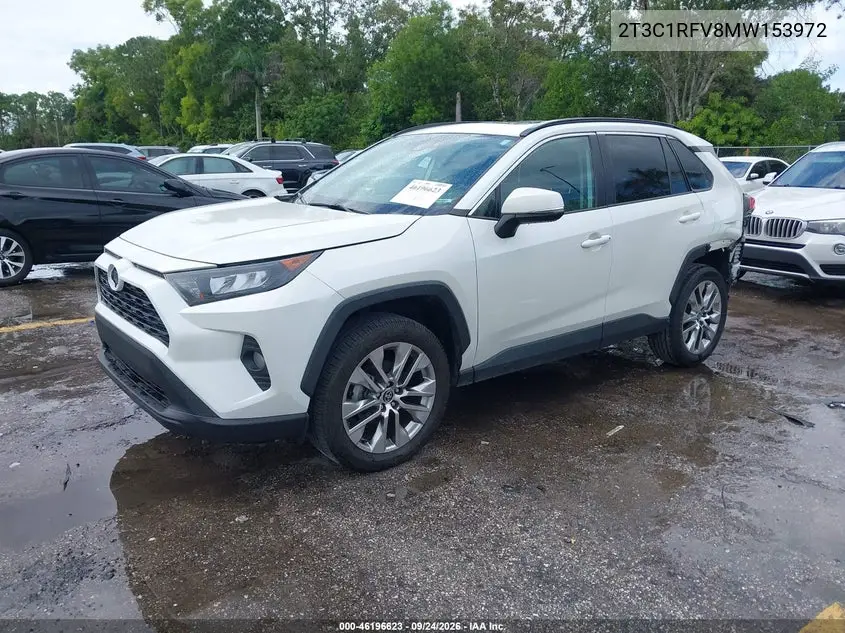 2021 TOYOTA RAV 4 VIN 2T3C1RFV8MW153972 — фото 2
