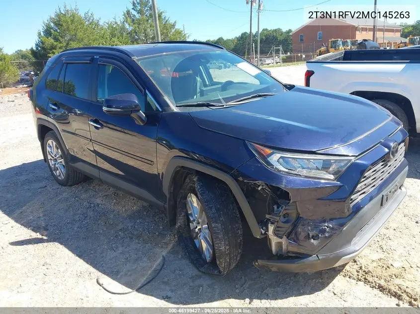 TOYOTA RAV 4 2021, VIN 2T3N1RFV2MC145263