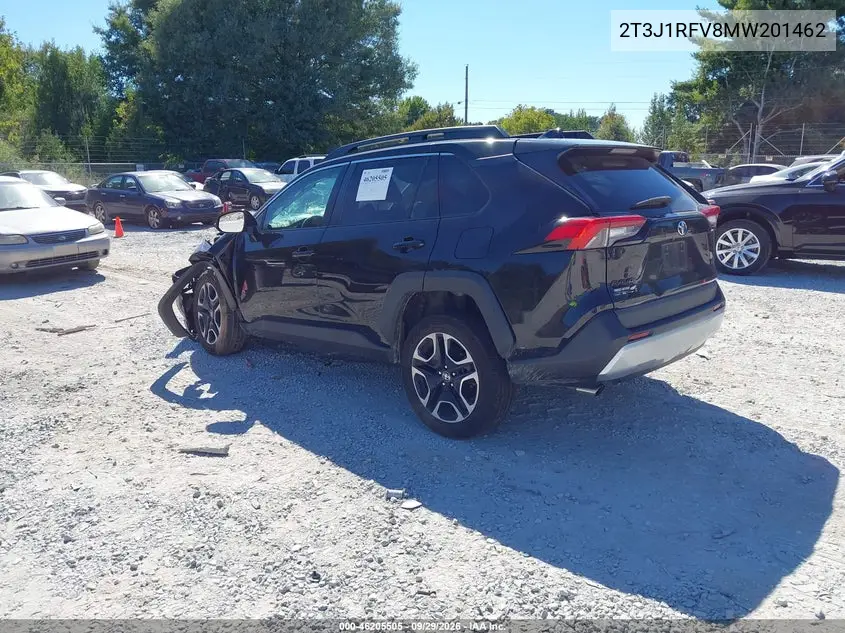 2021 TOYOTA RAV 4 VIN 2T3J1RFV8MW201462 — фото 3