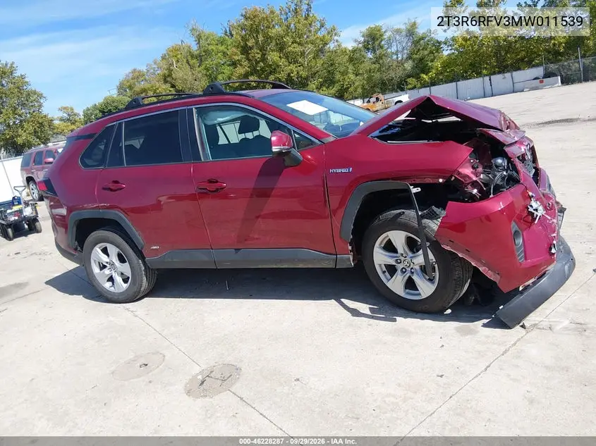 2021 TOYOTA RAV 4 VIN 2T3R6RFV3MW011539 — фото 12