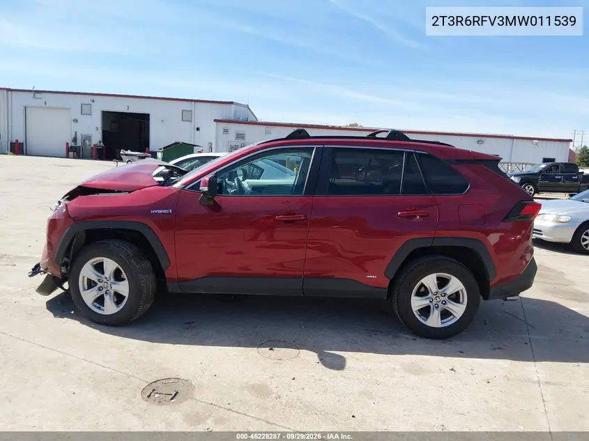 2021 TOYOTA RAV 4 VIN 2T3R6RFV3MW011539 — фото 13