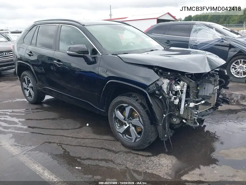 TOYOTA RAV 4 2021, VIN JTMCB3FV9MD042418