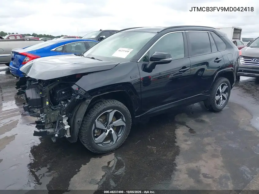 2021 TOYOTA RAV 4 VIN JTMCB3FV9MD042418 — фото 2