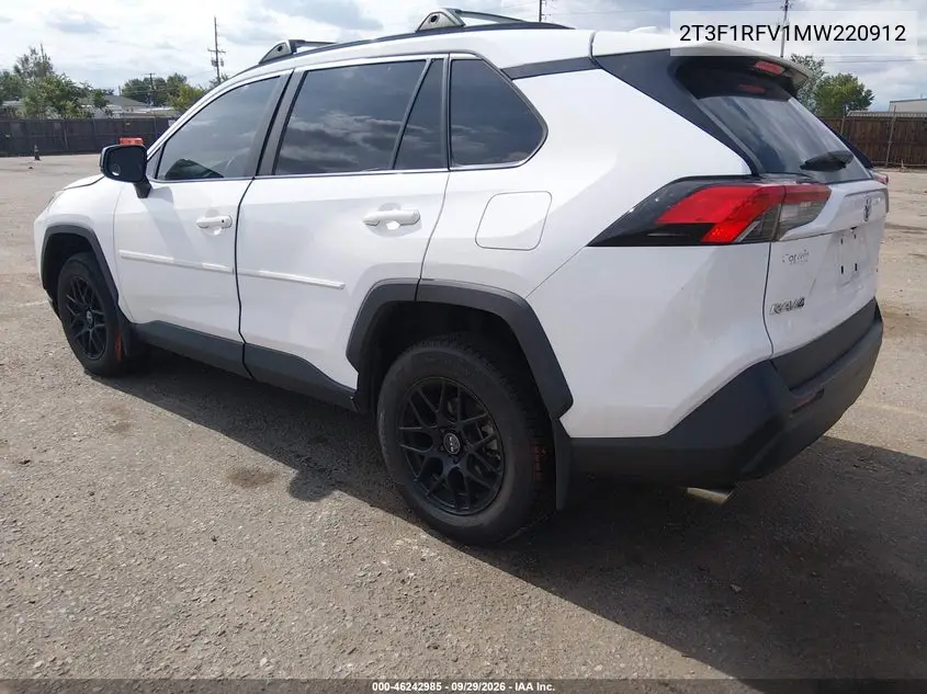 2021 TOYOTA RAV 4 VIN 2T3F1RFV1MW220912 — фото 3