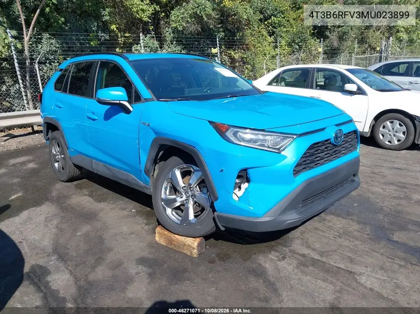 TOYOTA RAV 4 2021, VIN 4T3B6RFV3MU023899