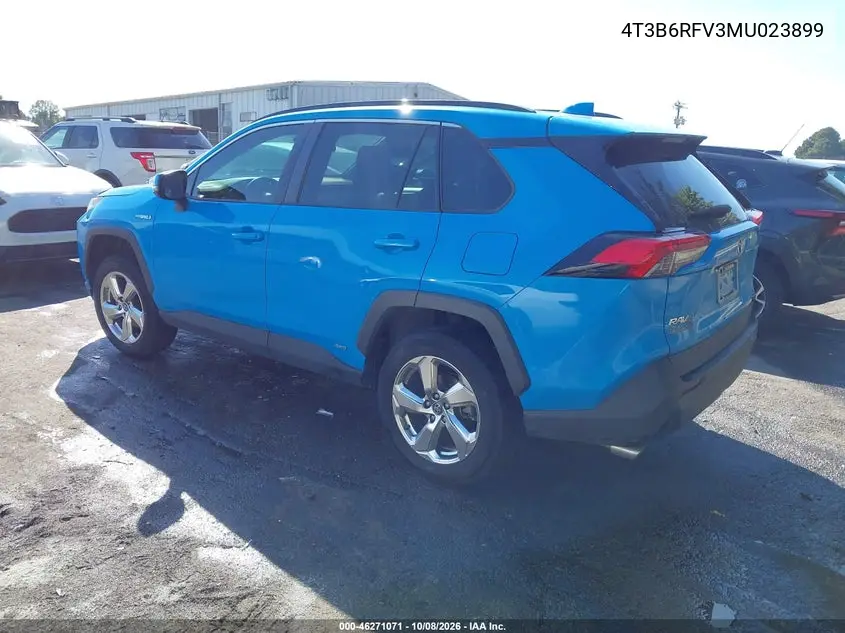 2021 TOYOTA RAV 4 VIN 4T3B6RFV3MU023899 — фото 3