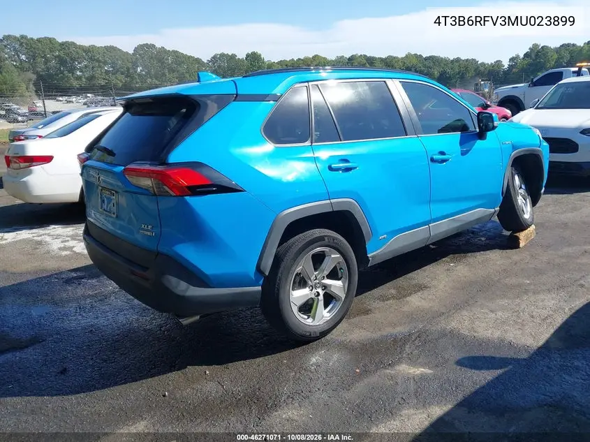 2021 TOYOTA RAV 4 VIN 4T3B6RFV3MU023899 — фото 4