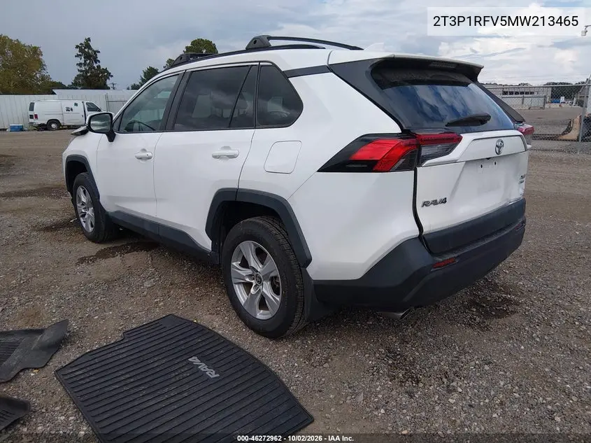 2021 TOYOTA RAV 4 VIN 2T3P1RFV5MW213465 — фото 3