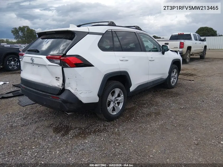 2021 TOYOTA RAV 4 VIN 2T3P1RFV5MW213465 — фото 4