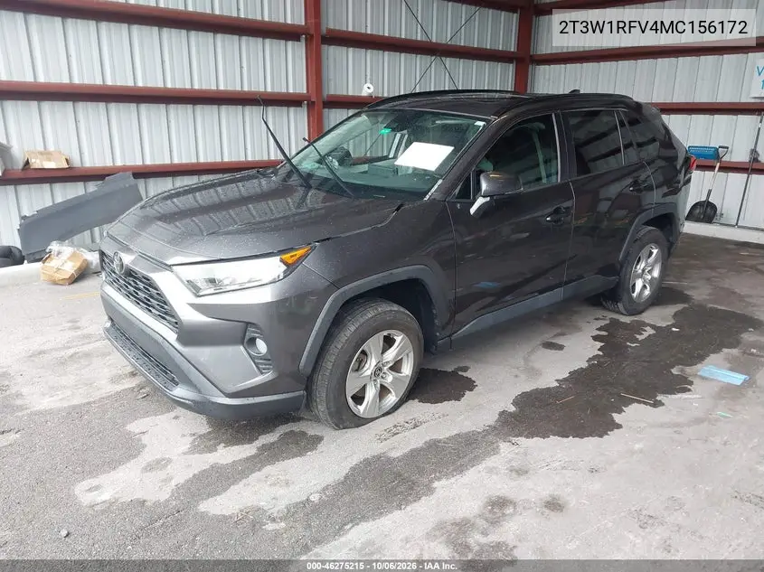 2021 TOYOTA RAV 4 VIN 2T3W1RFV4MC156172 — фото 2