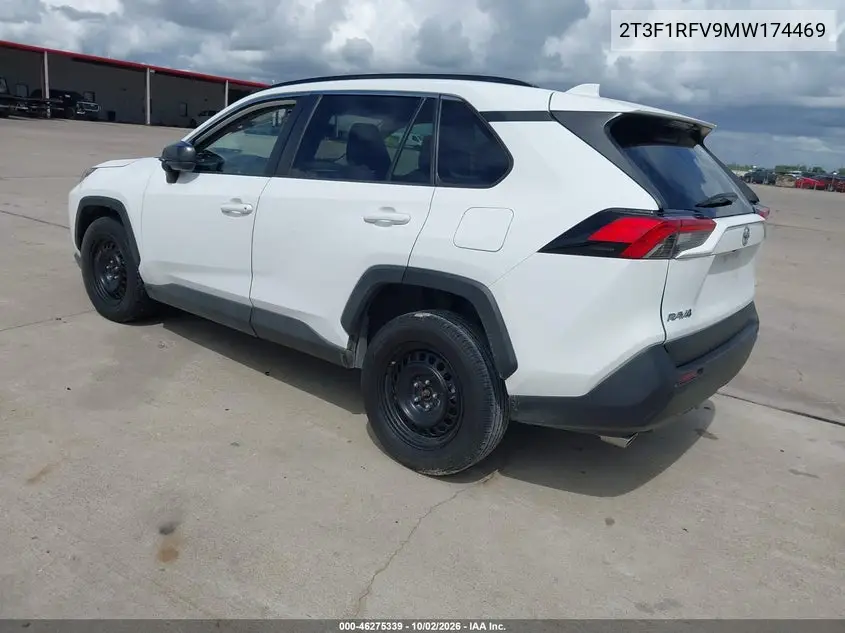 2021 TOYOTA RAV 4 VIN 2T3F1RFV9MW174469 — фото 3