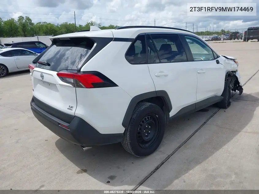 2021 TOYOTA RAV 4 VIN 2T3F1RFV9MW174469 — фото 4