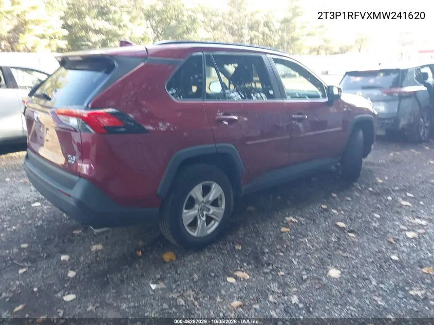 2021 TOYOTA RAV 4 VIN 2T3P1RFVXMW241620 — фото 4
