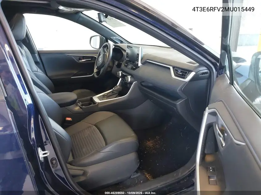 2021 TOYOTA RAV 4 VIN 4T3E6RFV2MU015449 — фото 5