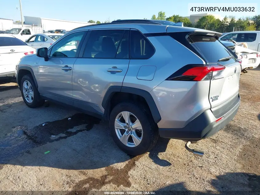 2021 TOYOTA RAV 4 VIN 4T3RWRFV4MU033632 — фото 3