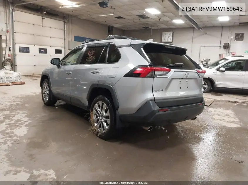 2021 TOYOTA RAV 4 VIN 2T3A1RFV9MW159643 — фото 3