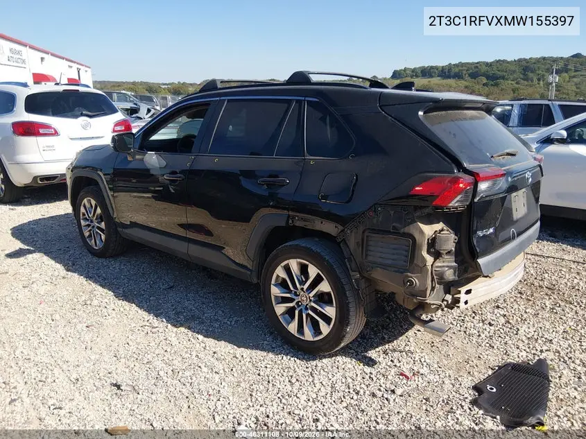 2021 TOYOTA RAV 4 VIN 2T3C1RFVXMW155397 — фото 3