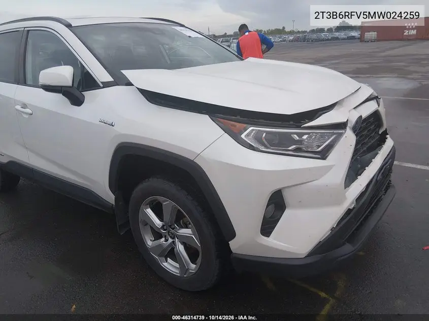 2021 TOYOTA RAV 4 VIN 2T3B6RFV5MW024259 — фото 17