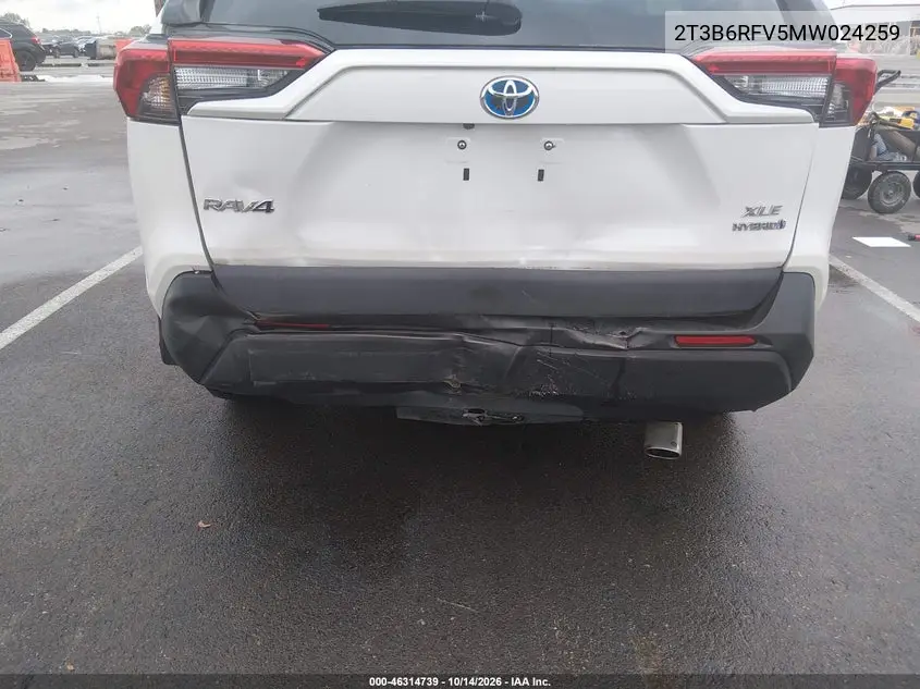 2021 TOYOTA RAV 4 VIN 2T3B6RFV5MW024259 — фото 18