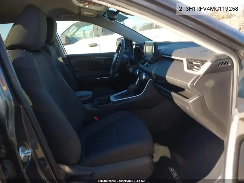 2021 TOYOTA RAV 4 VIN 2T3H1RFV4MC119258 — фото 5