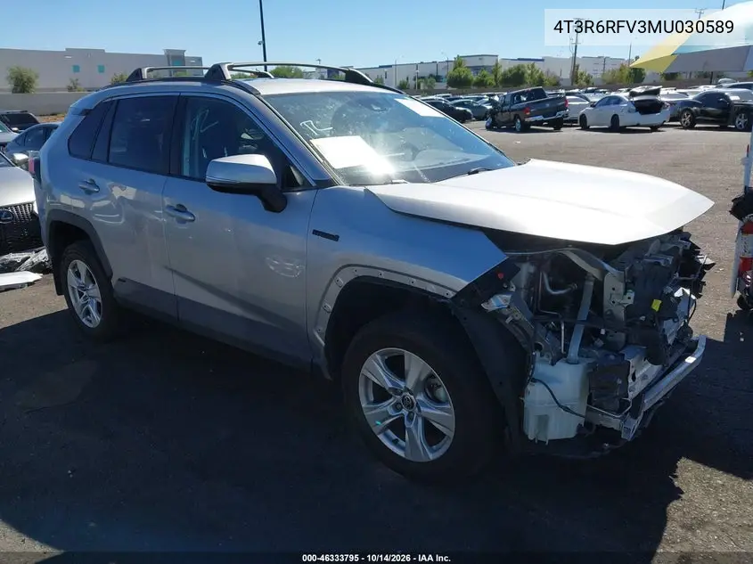 TOYOTA RAV 4 2021, VIN 4T3R6RFV3MU030589