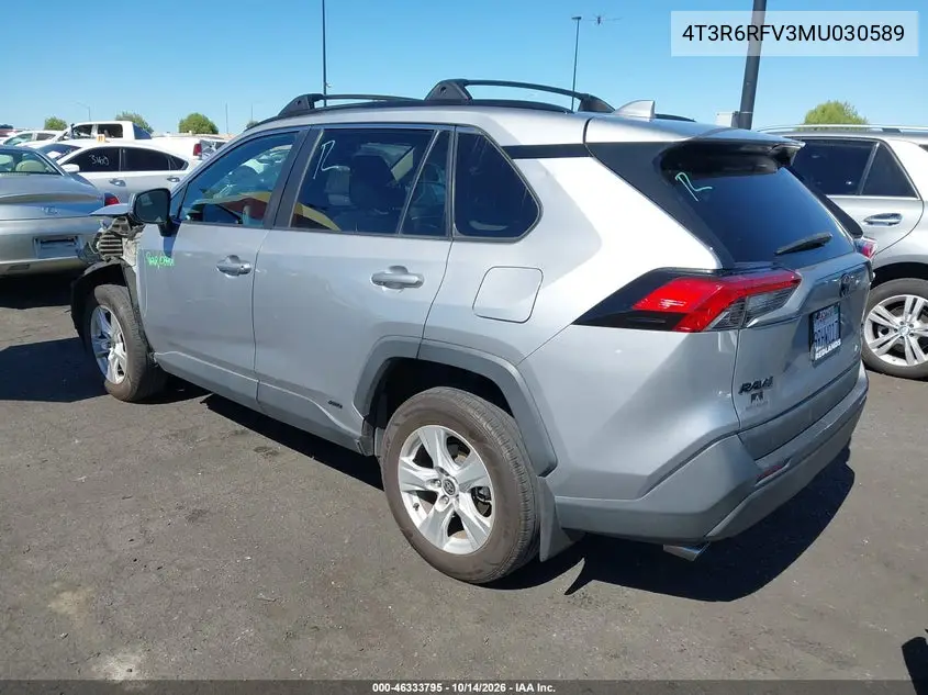 2021 TOYOTA RAV 4 VIN 4T3R6RFV3MU030589 — фото 3