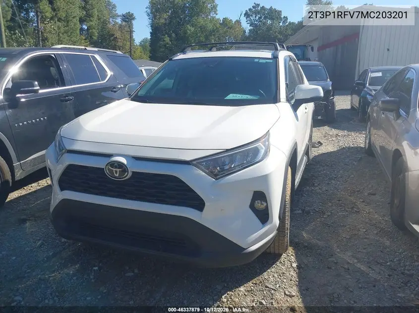 2021 TOYOTA RAV 4 VIN 2T3P1RFV7MC203201 — фото 2