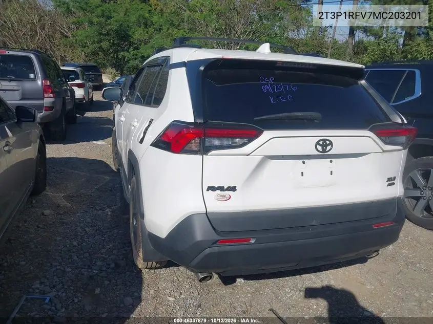 2021 TOYOTA RAV 4 VIN 2T3P1RFV7MC203201 — фото 3